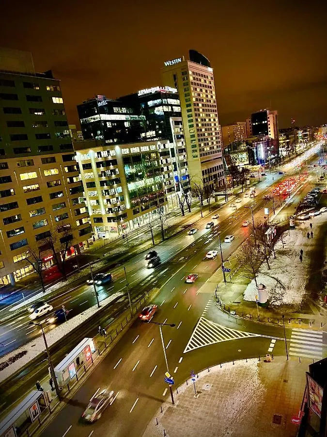 Super Apartament Green Rondo Onz Metro Nowe Wifi 300 Mb/S Aircondition Netflix Spotify 华沙