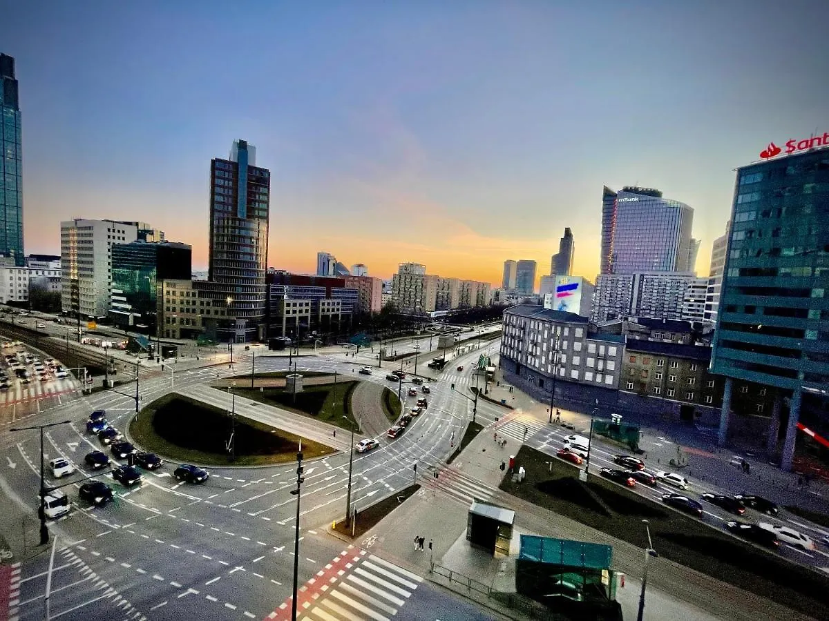 公寓 Super Apartament Green Rondo Onz Metro Nowe Wifi 300 Mb/S Aircondition Netflix Spotify 华沙 波兰