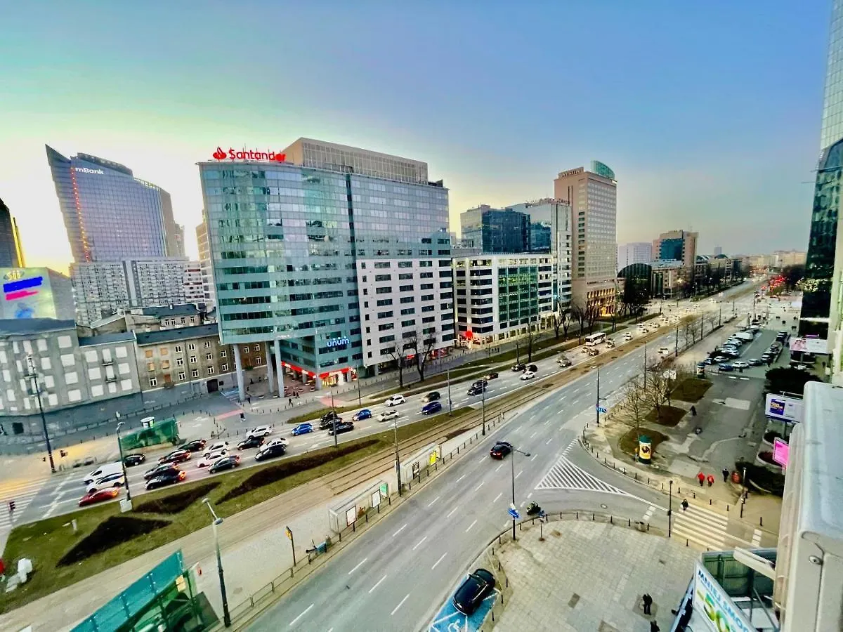 Super Apartament Green Rondo Onz Metro Nowe Wifi 300 Mb/S Aircondition Netflix Spotify 华沙